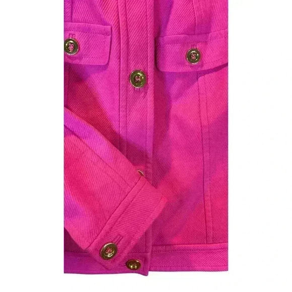 Talbots Women’s Skirt Suit Pink Barbiecore Cotton Lined Career Office. 4p & 2 - Picture 7 of 15